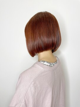 ゼンドットカラスマ(Zen.karasuma) ボブ×ピンクブラウン