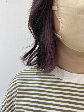 アプリバイリアン 浦和2号店(appri by Rien) イヤリングカラー/切りっぱなしボブ