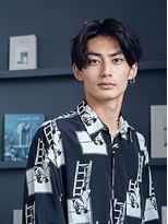 アルバ 津城山店 無造作センターパート/ナチュラルツーブロック