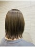 【木戸限定】カット+美髪ストレート+髪質改善ケア+TR+マイクロバブル