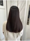 丸型卵形切りっぱなしボブエアリーロング美髪ピンクブラウン川崎