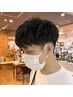 【平日限定】メンズカット+パーマ＋眉カット￥13090⇒￥8250