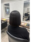 maisonストーレートで作る丸みボブ