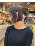 ボブ ダークブラウン