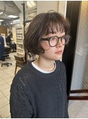 新宿/ショートボブ/ゆるふわパーマ/フレンチボブ