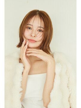 スペス バイ レブラン ヘア(spes by r'e blanc) 透け感のあるボブスタイル　前髪／フェザーバング／切りっぱなし