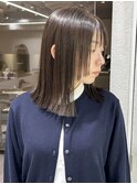 オリーブブラウン/明るめブラウン/ボブ/レイヤー/恵比寿駅