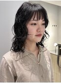 ミディアムパーマ