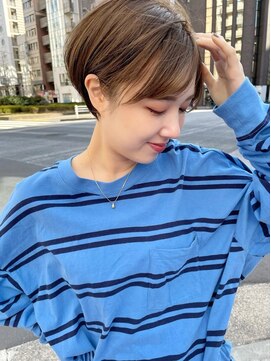 ソト 銀座(soto.) ハイライトカラー/くびれヘア/レイヤーパーマ/ミニボブ[銀座]