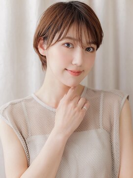 カバーヘアアンドスパ ブリス 浦和(COVER HAIR&SPA bliss) 似合わせカット大人かっこいい耳掛け小顔抜け感ショートW浦和