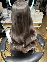 ハンナ 札幌(HANNAH)&nbsp;ショコラブラウン　夏のヘアアレンジ　くびれヘア