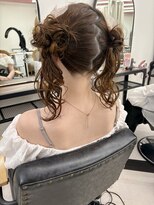 ゼスト 八王子店(ZEST)&nbsp;ツインテールヘアアレンジ！美由紀#八王子