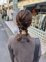 アッシュ 下北沢店(Ash) ミディアムツインヘアアレンジ