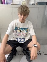 メンズサロン キング 心斎橋店(Men’s salon K!ng) ホワイトメッシュ/ツイスト/ツイスパ/パーマ/メンズ/眉毛/心斎橋