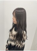 オリーブグレー/暗めカラー/ブリーチ0回/所要時間2h