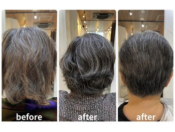 アルテマ(altema)の写真/色持ちが良く自宅に帰った後も退色しにくい！髪の状態に合わせた栄養を入れ、髪本来の艶のある美髪へ改善。