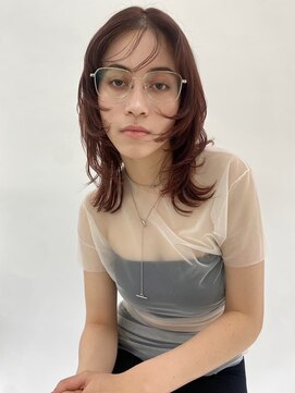 プロス(Pros) 表参道/ブリーチなし／レイヤーカット/ヘアセット