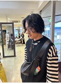 メンズ×ニュアンスパーマ