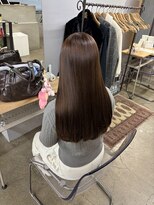 リラクオーレ 三宮 元町(LIRA CUORE)&nbsp;こっくりマロンカラー×弱酸性縮毛矯正