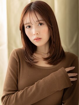 カバーヘア ブリス 戸田公園西口店(COVER HAIR bliss) 美髪エアーストレート前下がりレイヤーロングA3戸田公園30代40代