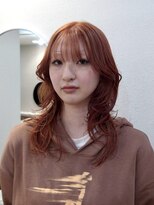 エフ ヘアーアンドリラクゼーション(F. hair & relaxation)&nbsp;high layer×orange