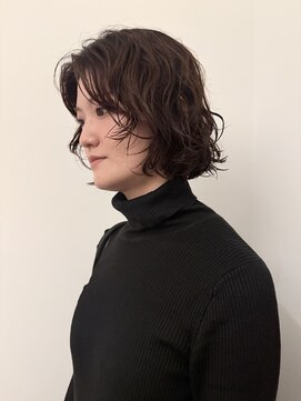 nimes栄 パーマ/レイヤーカット/ボブ 【ニーム】【12月2日NEW OPEN（予定）】 kaon  ボブパーマ　顔まわりレイヤー