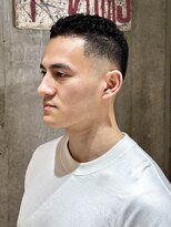 canvas. 川崎 men's メンズ/ハイトーン/ブリーチ フェードカット