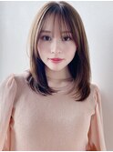 レイヤーカット*ミディアムレイヤー*ミディアムヘア*髪質改善