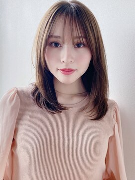 レイヤーカット*ミディアムレイヤー*ミディアムヘア*髪質改善