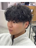 シャドウパーマラウンドマッシュ