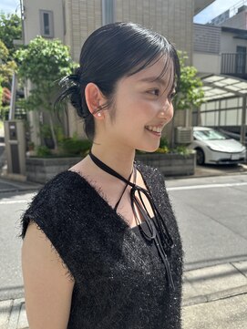 フェンヘアーアイス 中目黒(Fen.hair ici) 褒められる♪三つ編みアップ二次会カチモリヘアセット