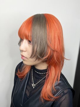 アイドットプラスフェリシア 表参道(i.+FERiCIA.) ミディアムウルフ/レイヤーウルフカット/顔まわりレイヤーカット