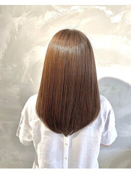 アッドランプ ヘアー 柳津店(add Lamp hair)の写真/リピーター様続出！噂の『天然小麦粉カラー』で栄養補給しながら毎回ダメージレスに理想の髪色を叶える！
