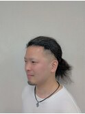 スキンフェードマンバン（ポニーテール）