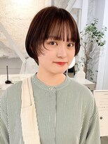 フォト 新宿三丁目(foto) 小顔黒髪オリーブグレーココアベージュボブ髪質改善ブリーチ新宿