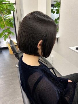エイル(Aile) まとまり艶ミニボブ×髪質改善ストレート