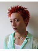 ベリーショートツーブロックビジネスショートパーマカルマパーマ