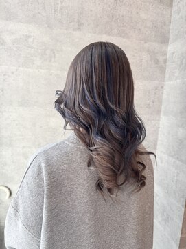 ブレイブ ヘアデザイン(BRaeVE hair design) ミルクティーブルー