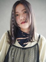 アルウ(Aru) 透明感ラベンダーカラー×艶ストレート