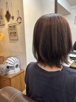 ヘアーサロン ラフリジー(Loufreasy)&nbsp;白髪・髪質変化にも◎まとまりやすい丸みショートボブ