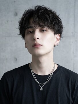 ヘッドストック 大和八木店(HEAD STOCK) シャドウパーマニュアンスセンターパートツイストスパイラル眉毛