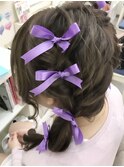 おさげ×リボンヘア☆+゜