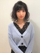 ラパンセ ブルー(LA PENSEE BLEU)&nbsp;【LA PENSEE】小顔 外ハネボブ フェミニン 毛先パーマ