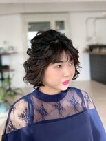 ロストシティ 横浜(LOST CITY)&nbsp;ショートボブ★ふわもこハーフアップ