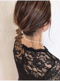 ポニーヘアアレンジ