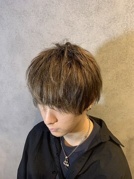 ヘアサロンエム 渋谷店(HAIR SALON M) 外ハネボブ/アッシュブラウン/ネオウルフ/デザインカラー