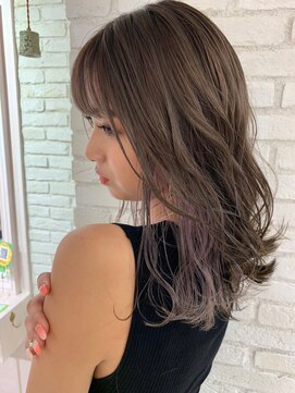 ロンド ルージュ 銀座店(Lond rouge) Lond rouge【銀座】大人気インナーカラーパープル