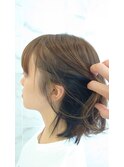 グレージュミディアムホブ☆インナーブラック