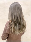 *【SUN】透明感◎ブリーチありダークグレージュ(モエ)