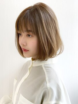 ネオリーブ アンド 渋谷店(Neolive &) 【Neolive &】 まとまり大人小顔ボブカール